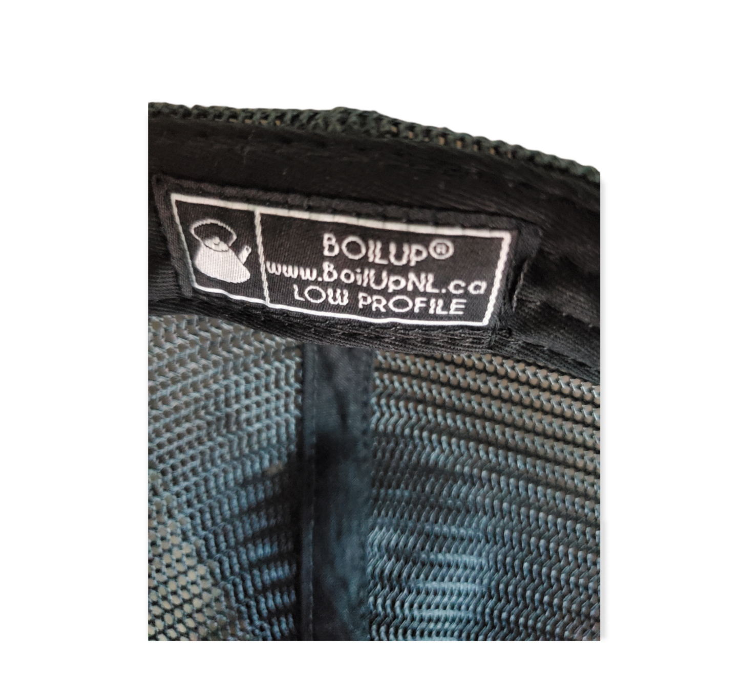 Heather Grey/Black Low-Pro Boilup Leather Patch Trucker