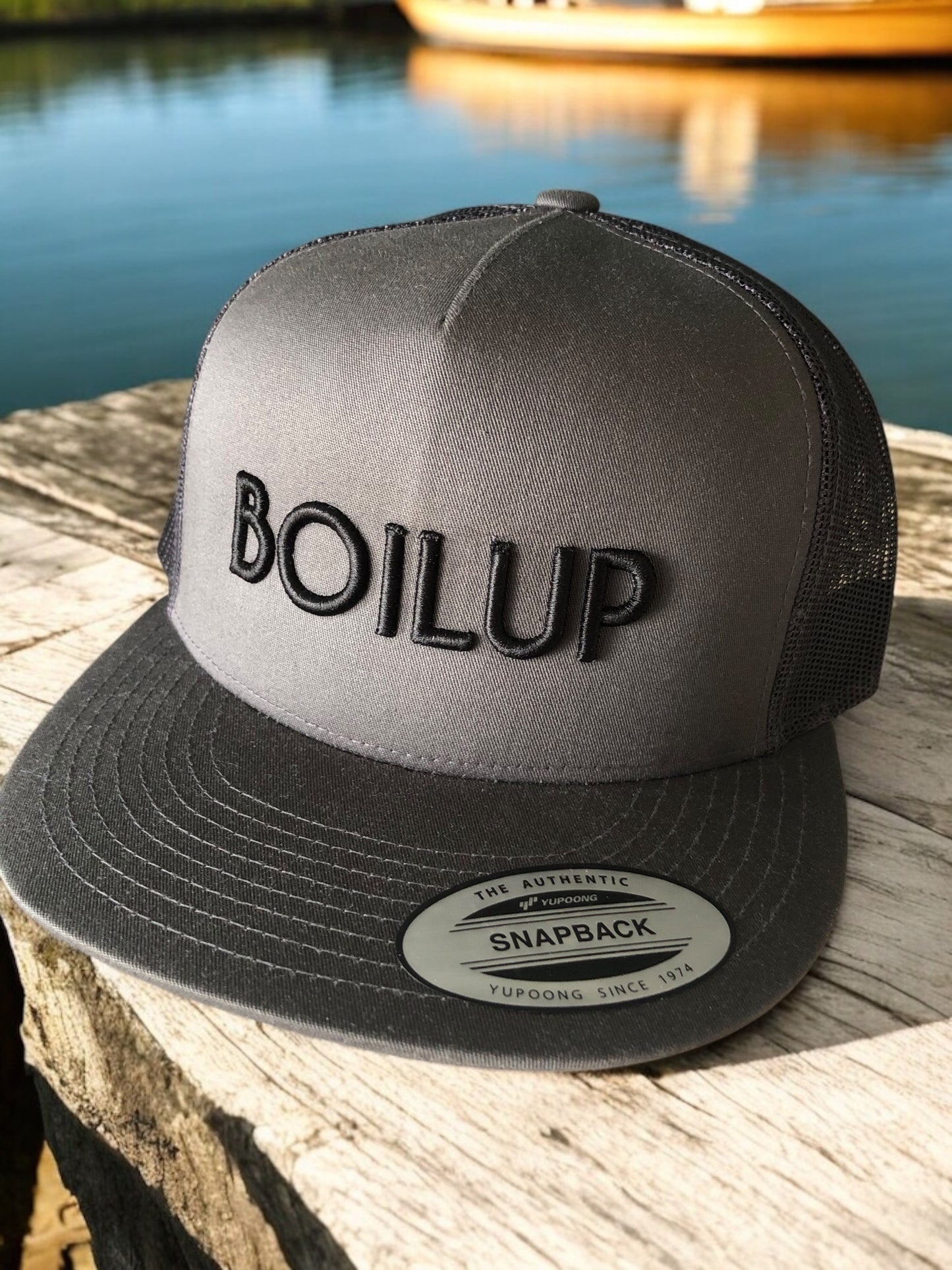 3D Puff Flat Bill SnapBack