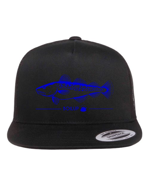Flat Brim Cod Trucker - Blue