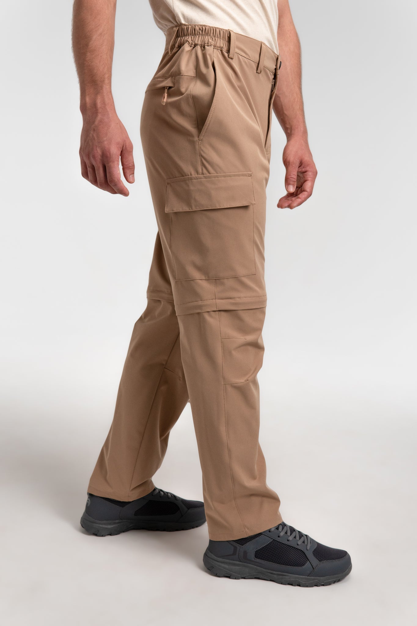 CLEARANCE: 2-in-1 "Zip-Off" Water Resistant Cargo Pant Shorts