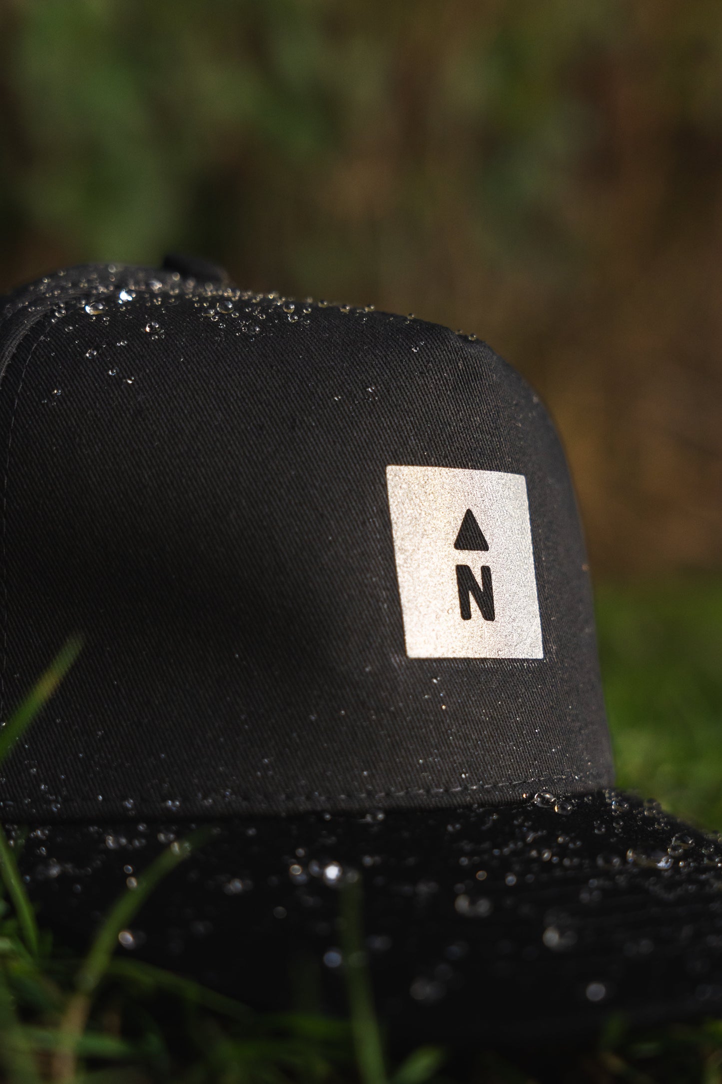 Water-Resistant Cap with Reflective "N"